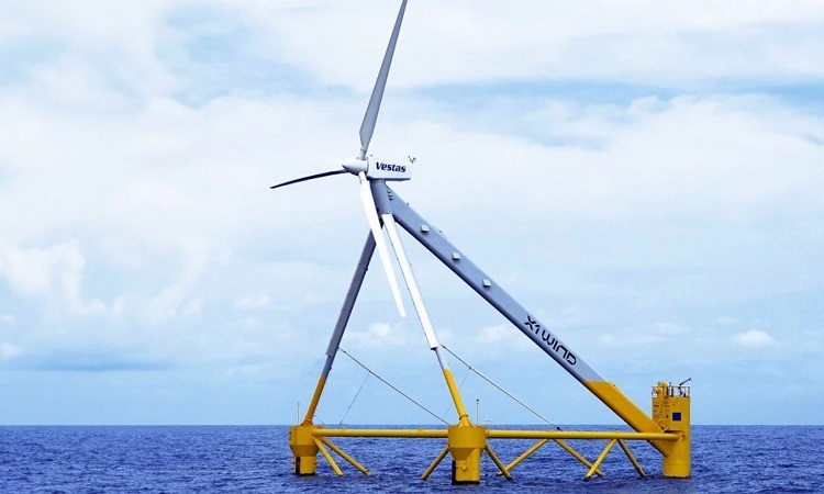 Turbine 15 MW ngoài khơi tự di chuyển đến nơi có gió