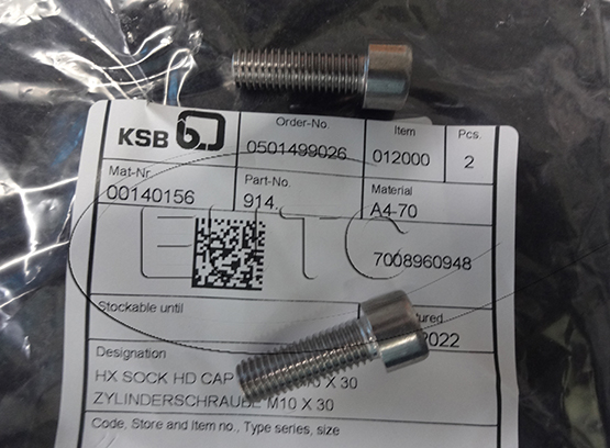 Screw KSB 00140156