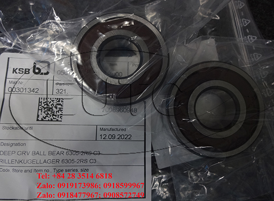 Bearing Grooved Ball KSB 00301342