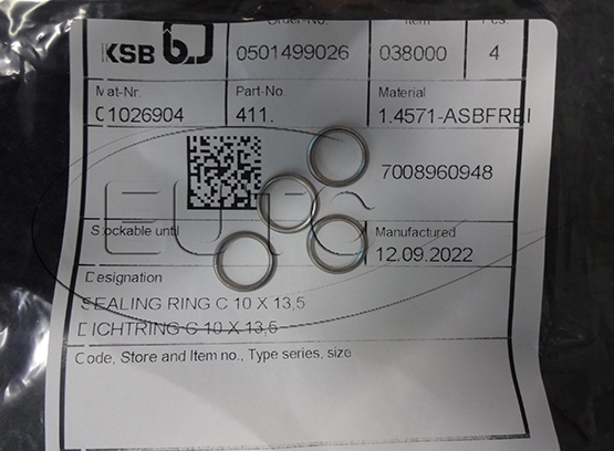 Ring Sealing KSB 01026904