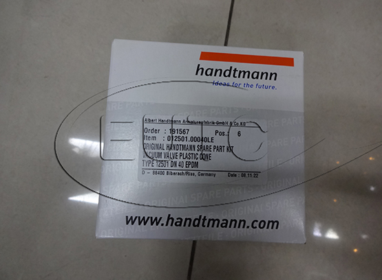 ORIGINAL HANDTMANN SPARE PART KITVACUUM VALVE PLASTIC CONETYPE 12501 DN 40 EPDM