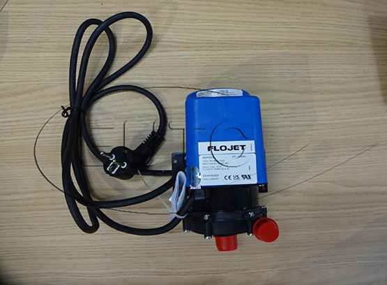 Pump NDP25/4 230-1-50 THR 1.85M CABLE SCHUKO PLUG