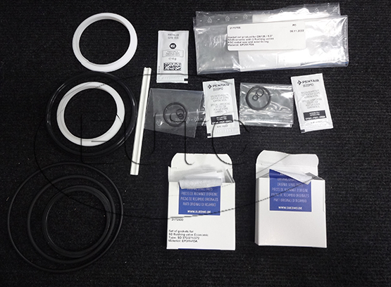 Gasket set DN125, Product side For valve SD-Economic SD371 Material: EPDM