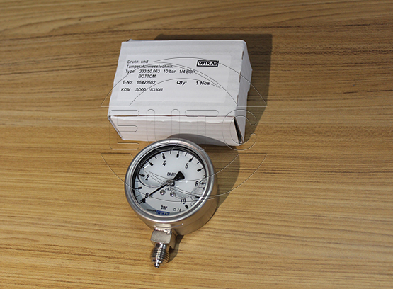 Pressure gauge code 232.50.63.Bottom.1/4”BSP M(0 ~ 10)bar