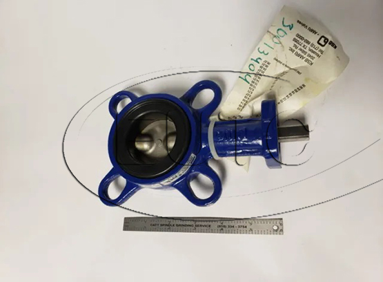 BUTTERFLY valve ISORIA 16 DN150 T2 PN16 3g6k6XC - hand lever SR 330 mm