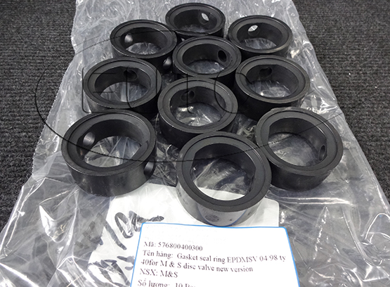 Gasket seal ring EPDMSV 04/98 type DIN DN 40for M & S disc valve new version