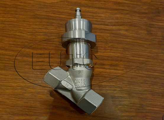 Angle seat valve