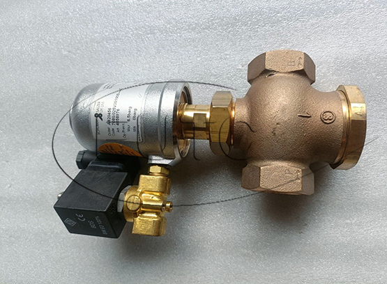 Three-way valve made from bronze