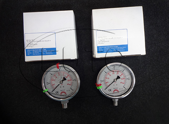 BC-A vertical pressure gauge, 4