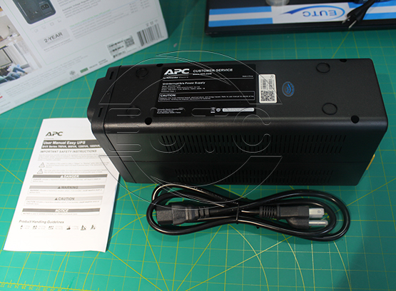 APC BVX700LUI-MS ImageAPC Easy UPS, 700VA, Tower, 230V, 2 Universal outlets, AVR, 1 USB Type A Port