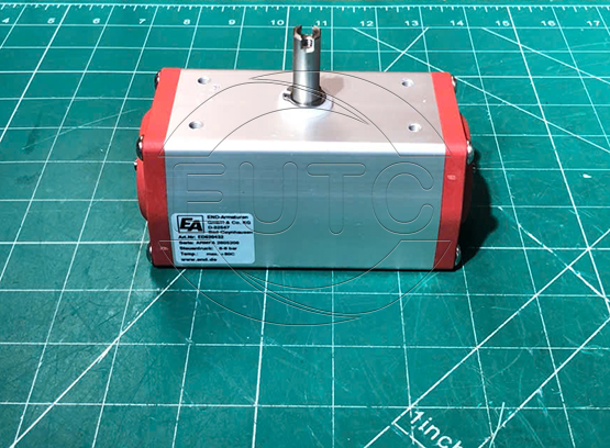 Pivoting drive DW43, DIN, F03 / 05, 8kt.11, pneumatic, double-acting