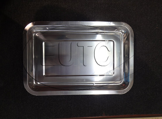 Stainless steel tray 32x22x2cm