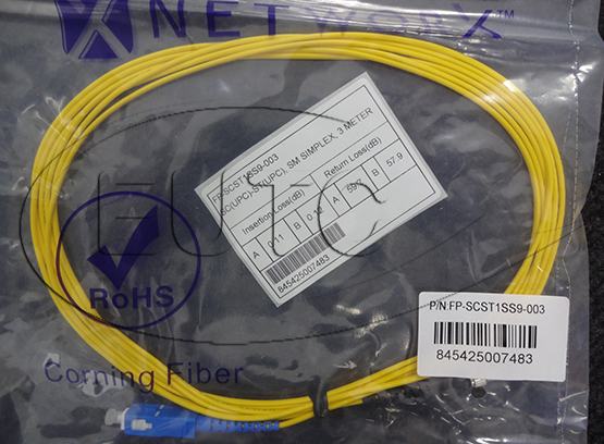 Singlemode Simplex Fiber Optic Patch Cable (9/125) - SC to ST