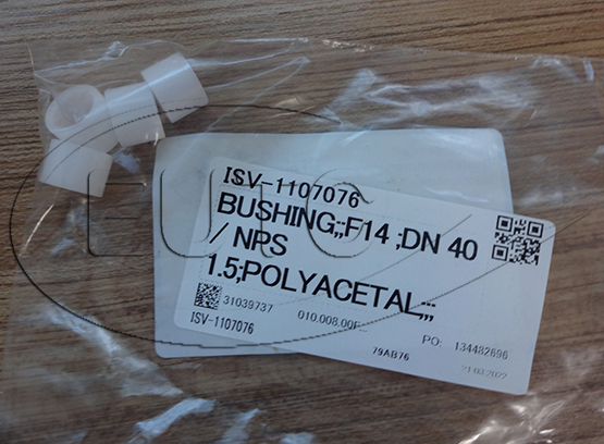 BUSHING;;F14;DN 40 / NPS1.5;POLYACETAL;;;