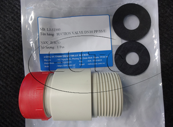 SUCTION VALVE DN10 PP/SS/EPDM