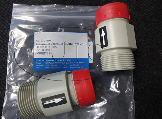 SUCTION/DISCHARGE VALVE FOR MEMDOS LB 210, PP/VITON