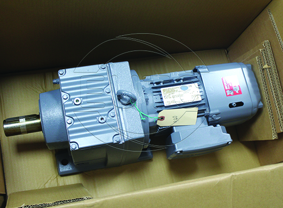 Helical gearmotor R77 DRN80MK4/BE1HF