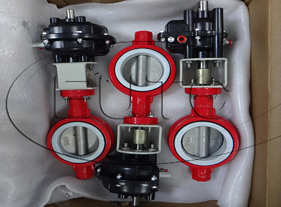 BUFFTERFLY VALVE PNEUMATIC OPERATED